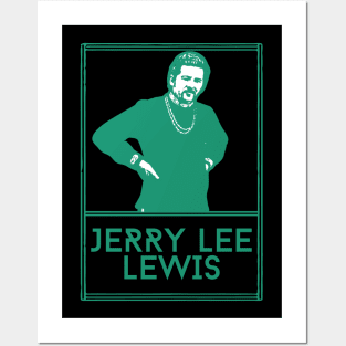 Jerry lee lewis\\retro fan artwork Posters and Art